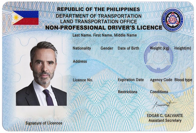 Philippine Driver's License