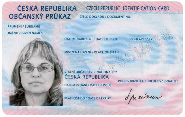 Czech Identity Card